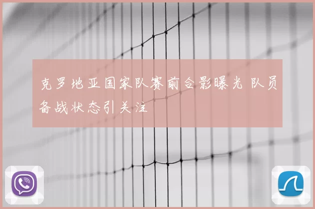 克罗地亚国家队赛前合影曝光 队员备战状态引关注